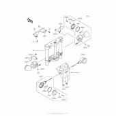 Схема вузла: Поворотники для Kawasaki VN900 Vulcan 900 Custom