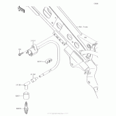 Схема вузла: Ignition System для Kawasaki KLX110 KLX110