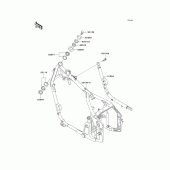 Схема вузла: Рама для Kawasaki VN800 Vulcan 800 Classic