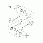 Схема вузла: Поворотники для Kawasaki ZR1100 Zephyr 1100RS