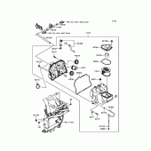 Схема вузла: Повітряний фільтр Kawasaki ZR800 Z800 ABS