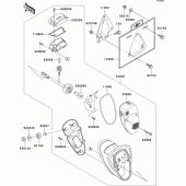 Схема вузла: Taillight(s) для Kawasaki VN800 Vulcan 800 Drifter