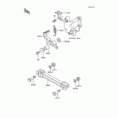 Схема вузла: Лапка гальма для Kawasaki ZX600 GPX600R