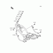 Схема вузла: Рама для Kawasaki ZR250 Balius-II