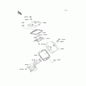 Схема вузла: Клапанна кришка Kawasaki VN800 Vulcan 800 Classic