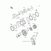 Схема узла: Сцепление для Kawasaki ZX1000 Ninja ZX-10R ABS