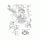 Схема вузла: Головка циліндра для Kawasaki KLX250 D-Tracker