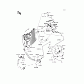 Схема узла: Water pipe для Kawasaki ZX1400 Ninja ZX-14