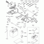 Схема узла: Электрооборудование для Kawasaki EJ650 W650