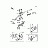 Схема узла: Руль для Kawasaki EX400 Ninja 400R