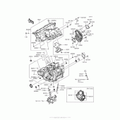 Схема вузла: Картер двигуна для Kawasaki ZX1000 Ninja ZX-10R