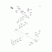 Схема узла: Лапка тормоза для Kawasaki ZX1100 ZZ-R1100