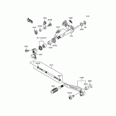 Схема вузла: Перемикач передач для Kawasaki ZR800 Z800