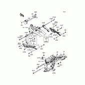 Схема вузла: Кріплення для Kawasaki ZR800 Z800