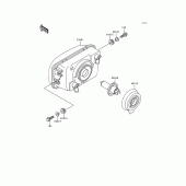 Схема узла: Фара для Kawasaki EX250 Ninja 250