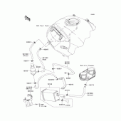 Схема вузла: Fuel evaporative system(ca) для Kawasaki KLE650 Versys 650 ABS