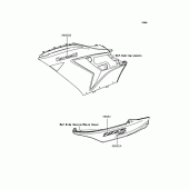 Схема узла: Наклейки (C8F/C9F) для Kawasaki ZX1400 ZZR1400