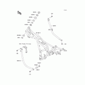 Схема вузла: Рама для Kawasaki EL250 Eliminator 250