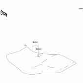 Схема вузла: Сидіння для Kawasaki ZR750 ZR-7