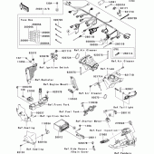 Схема вузла: Chassis electrical equipment(1/2) для Kawasaki ZX1000 Ninja ZX-10R