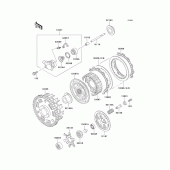 Схема вузла: Зчеплення для Kawasaki ZX750 Ninja ZX-7