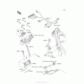 Схема вузла: Електроустаткування для Kawasaki KLX140 KLX140