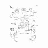 Схема вузла: Meter(s) для Kawasaki ZX750 Ninja ZX-7