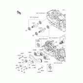 Схема вузла: Balancer для Kawasaki VN1700 Vulcan 1700 Voyager ABS