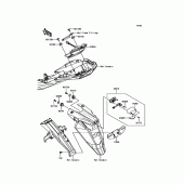 Схема вузла: Taillight(s) для Kawasaki ZR800 Z800 ABS