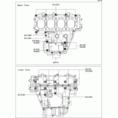 Схема вузла: Болти картера двигуна для Kawasaki ZX1000 Ninja ZX-10R