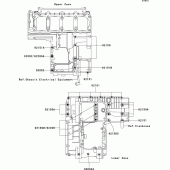 Схема вузла: Болти картера двигуна для Kawasaki ZR1200 ZRX1200