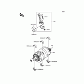 Схема вузла: Колінчастий вал для Kawasaki EX650 ER-6F ABS