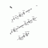 Схема вузла: Трансмісія для Kawasaki BN125 Eliminator