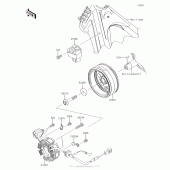 Схема вузла: Генератор для Kawasaki KLX140 KLX140L