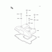 Схема вузла: Клапанна кришка Kawasaki KL650 KLR650