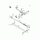Схема вузла: Педаль гальма для Kawasaki BJ250