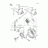 Схема вузла: Система запалювання для Kawasaki ZX600 GPX600R