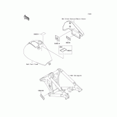 Схема вузла: Інформаційні наклейки для Kawasaki VN800 Vulcan 800 Classic