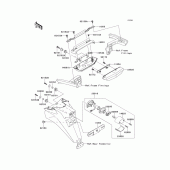 Схема вузла: Taillight(s) для Kawasaki ZG1400 Concours 14 ABS