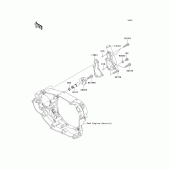 Схема вузла: Водяний насос для Kawasaki KLX450 KLX450R