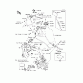 Схема узла: Топливный бак(1/2) для Kawasaki EX650 Ninja 650