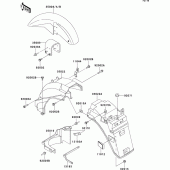 Схема вузла: Крило для Kawasaki ZG1000 1000GTR