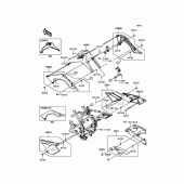 Схема узла: Side Covers/Chain Cover для Kawasaki KLX140 KLX140L