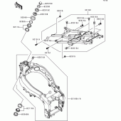 Схема вузла: Рама для Kawasaki ZX600 Ninja ZX-6R