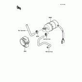 Схема вузла: Fuel pump для Kawasaki ZG1200 Voyager XII