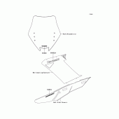 Схема вузла: Наклейки для Kawasaki ZG1400 Concours 14