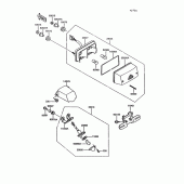Схема вузла: Taillight(s) для Kawasaki ZG1000 Concours