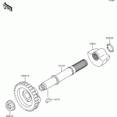 Схема вузла: Balancer для Kawasaki BJ250 Estrella RS
