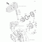 Схема узла: Масляный насос для Kawasaki KLX140 KLX140