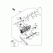 Схема вузла: Throttle для Kawasaki ZX1000 Ninja 1000 ABS